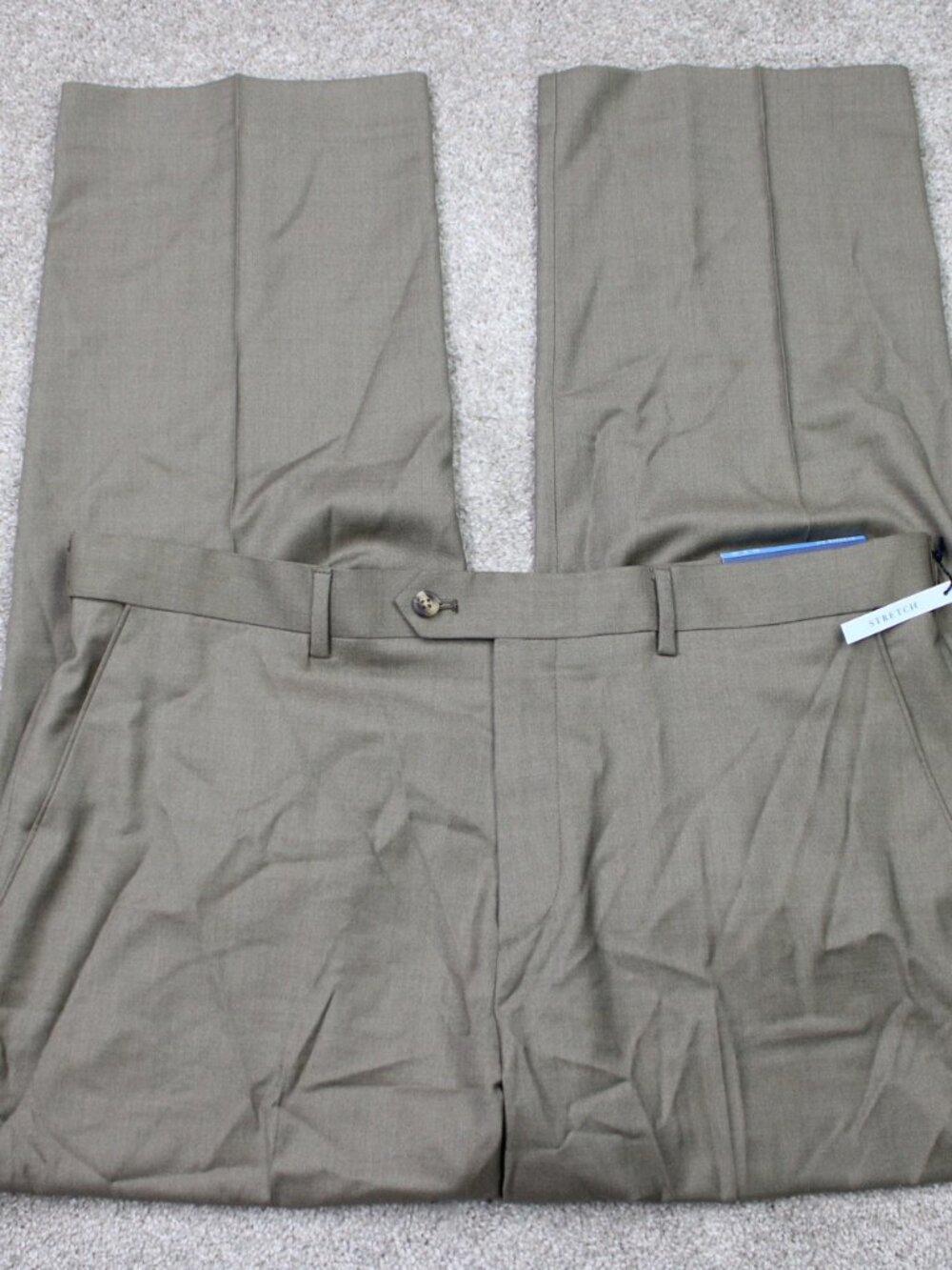Croft & Barrow Pants NWT Mens 40x30 Brown True Comfort 4 Way Stretch Classic Fit - Picture 1 of 15